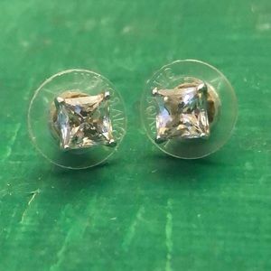 Swarovski cubic zirconia stud earrings